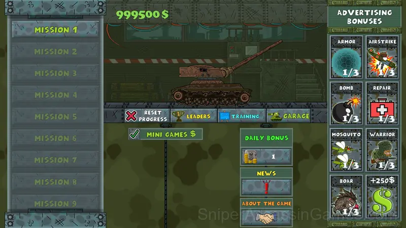Tanks: The Big Battle 2 gameplay screenshot 5