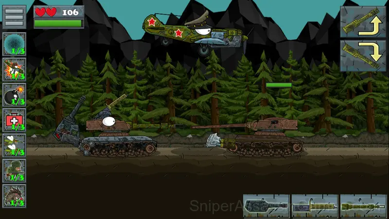 Tanks: The Big Battle 2 gameplay screenshot 6