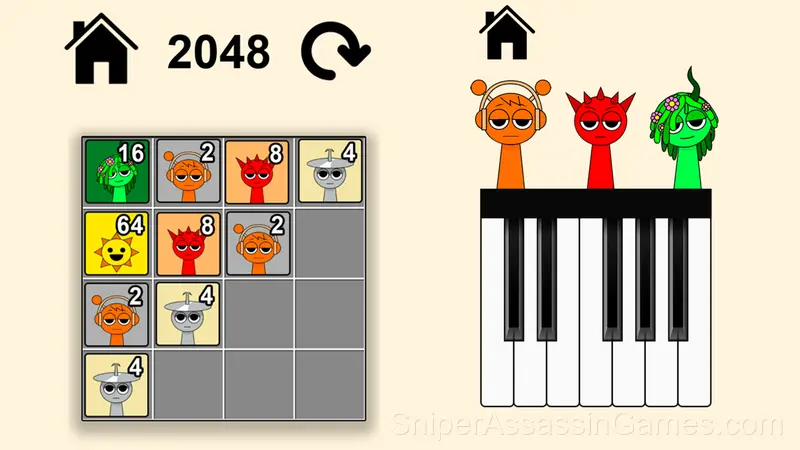 Mini-games Sprunki: Sounds & Relaxation gameplay screenshot 2
