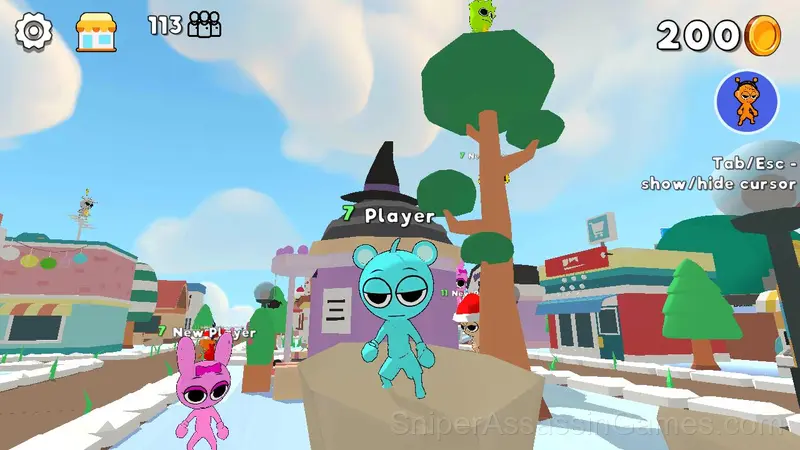 Sprunki World Online RP - Play with Friends! gameplay screenshot 1
