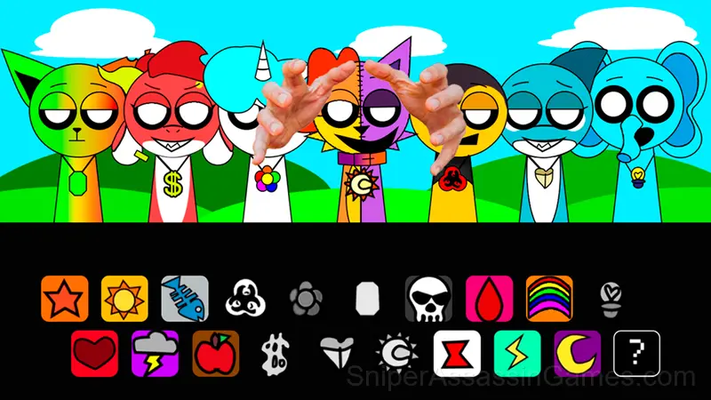 Sprunki Poppy Playtime MOD gameplay screenshot 1