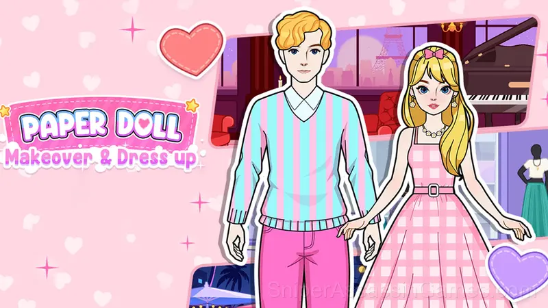 Paper Doll Makeover & Dress Up gameplay screenshot 1