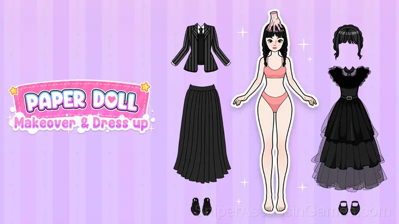 Paper Doll Makeover & Dress Up gameplay screenshot 2