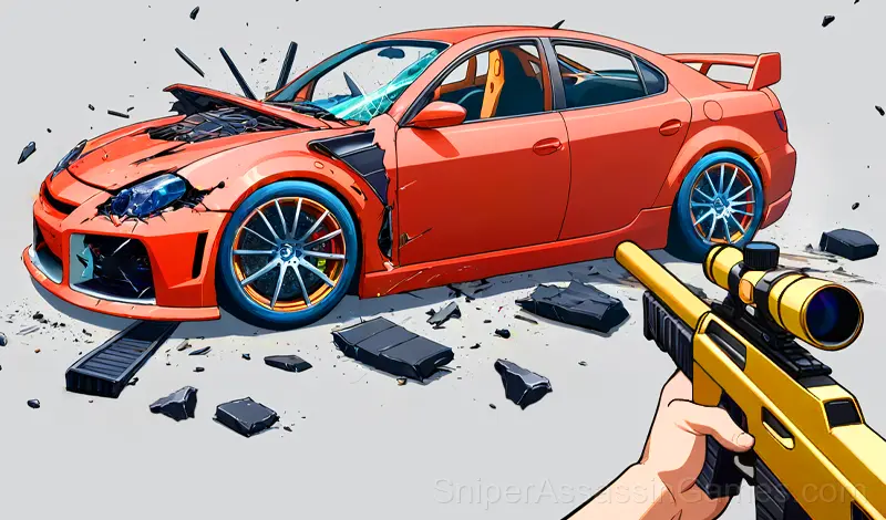 Play Destroy the car 3D