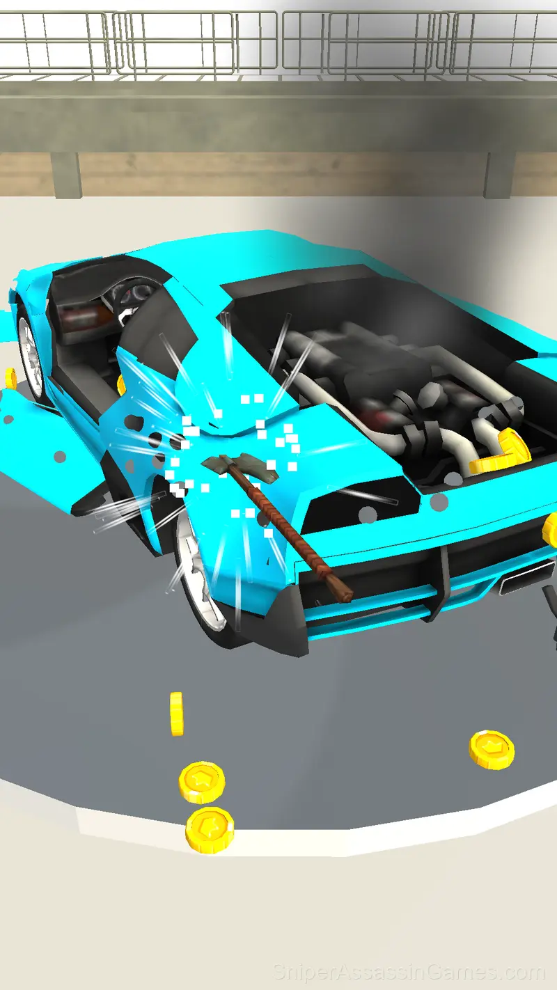 Destroy the car 3D gameplay screenshot 3