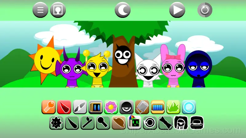 Sprunki Kids gameplay screenshot 1