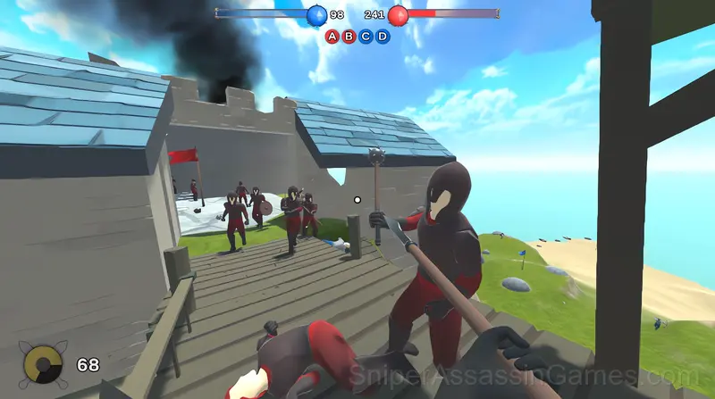 War The Knights: Battle Arena Swords 3D gameplay screenshot 1