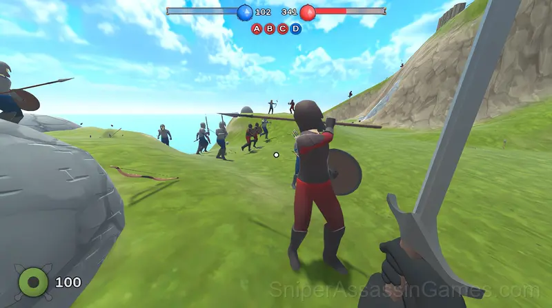 War The Knights: Battle Arena Swords 3D gameplay screenshot 2