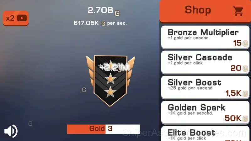 Rank Evolution in Standoff 2 : Clicker gameplay screenshot 1