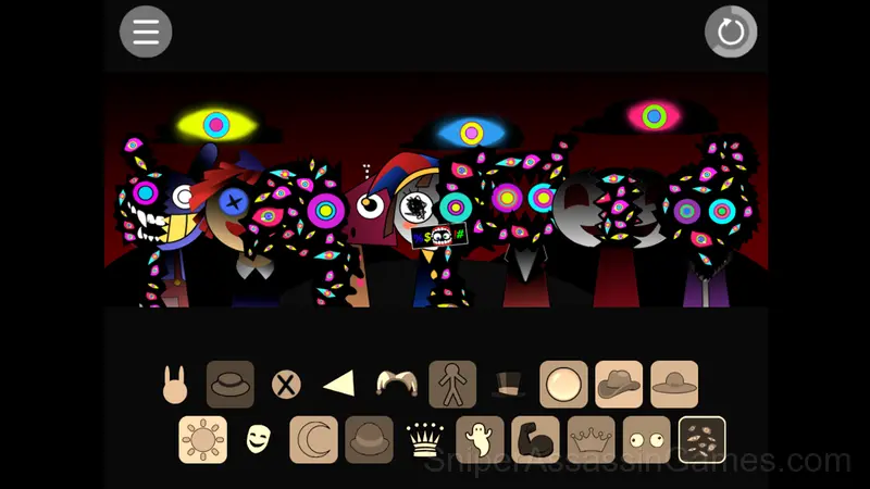 Sprunki Digital Circus gameplay screenshot 2