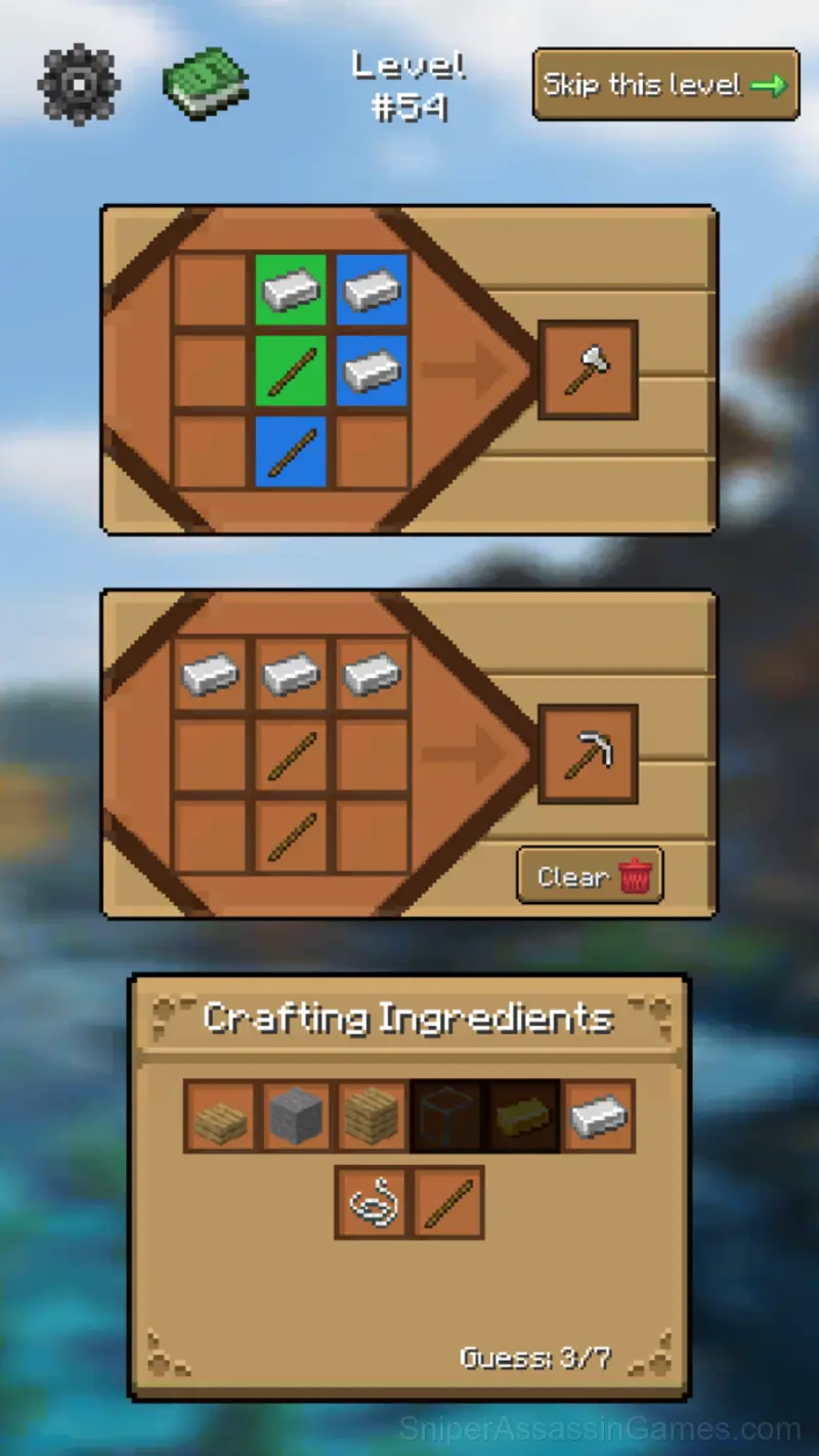 Mineblox - Guess the Recipe gameplay screenshot 1