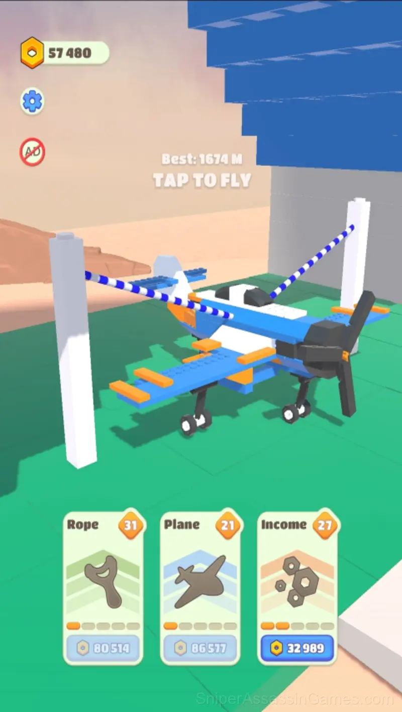Airplane: Craft and Fly gameplay screenshot 1