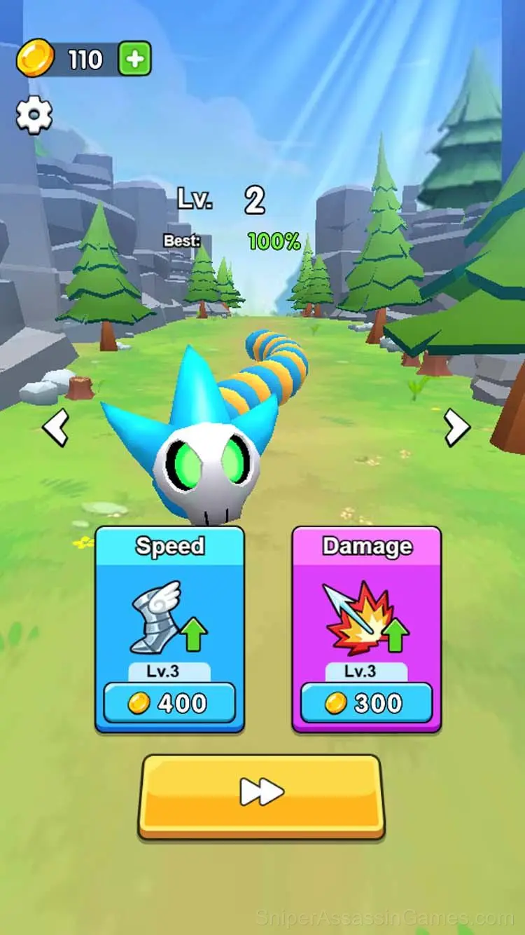 Snake Shooter gameplay screenshot 1