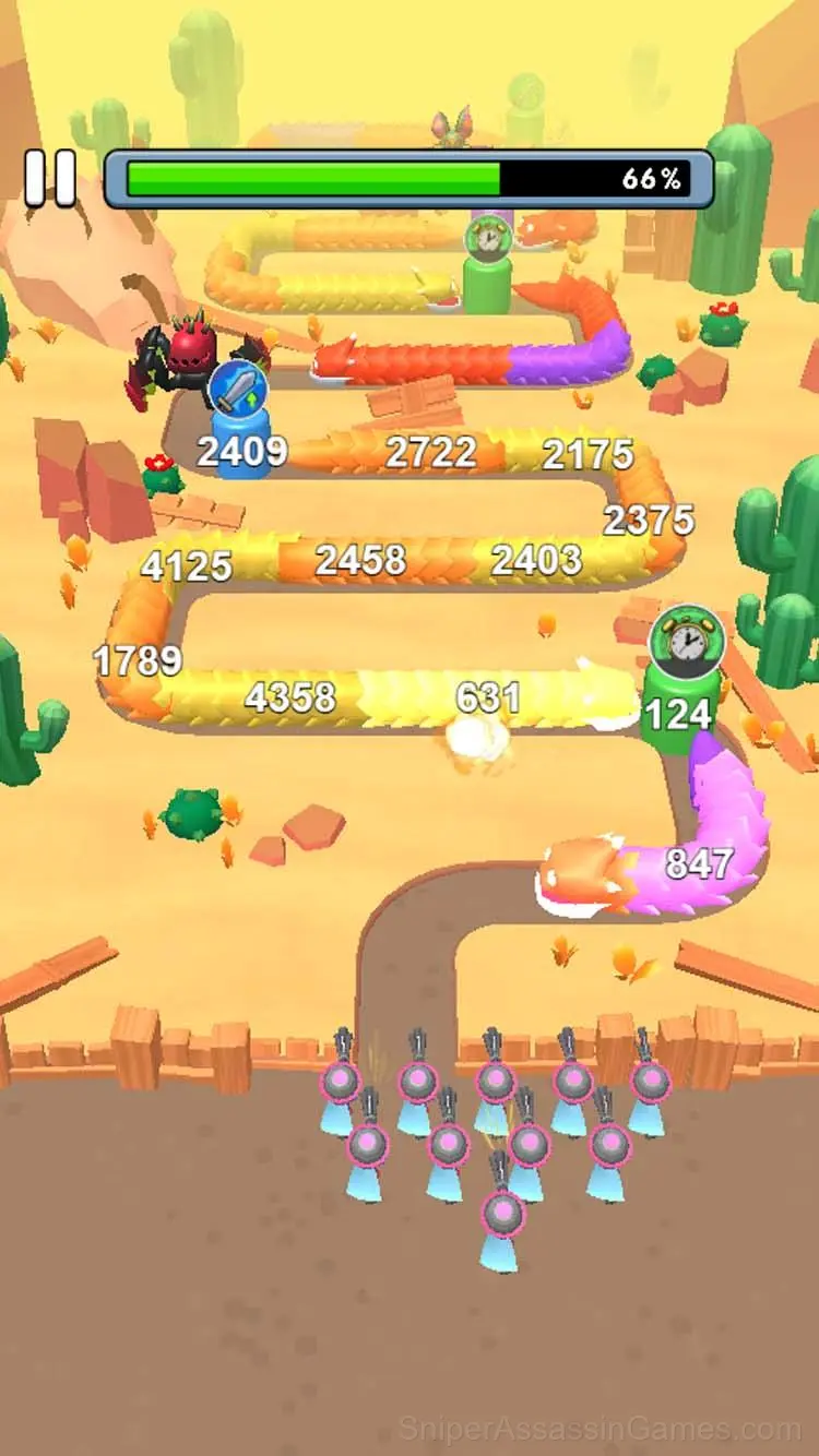 Snake Shooter gameplay screenshot 4