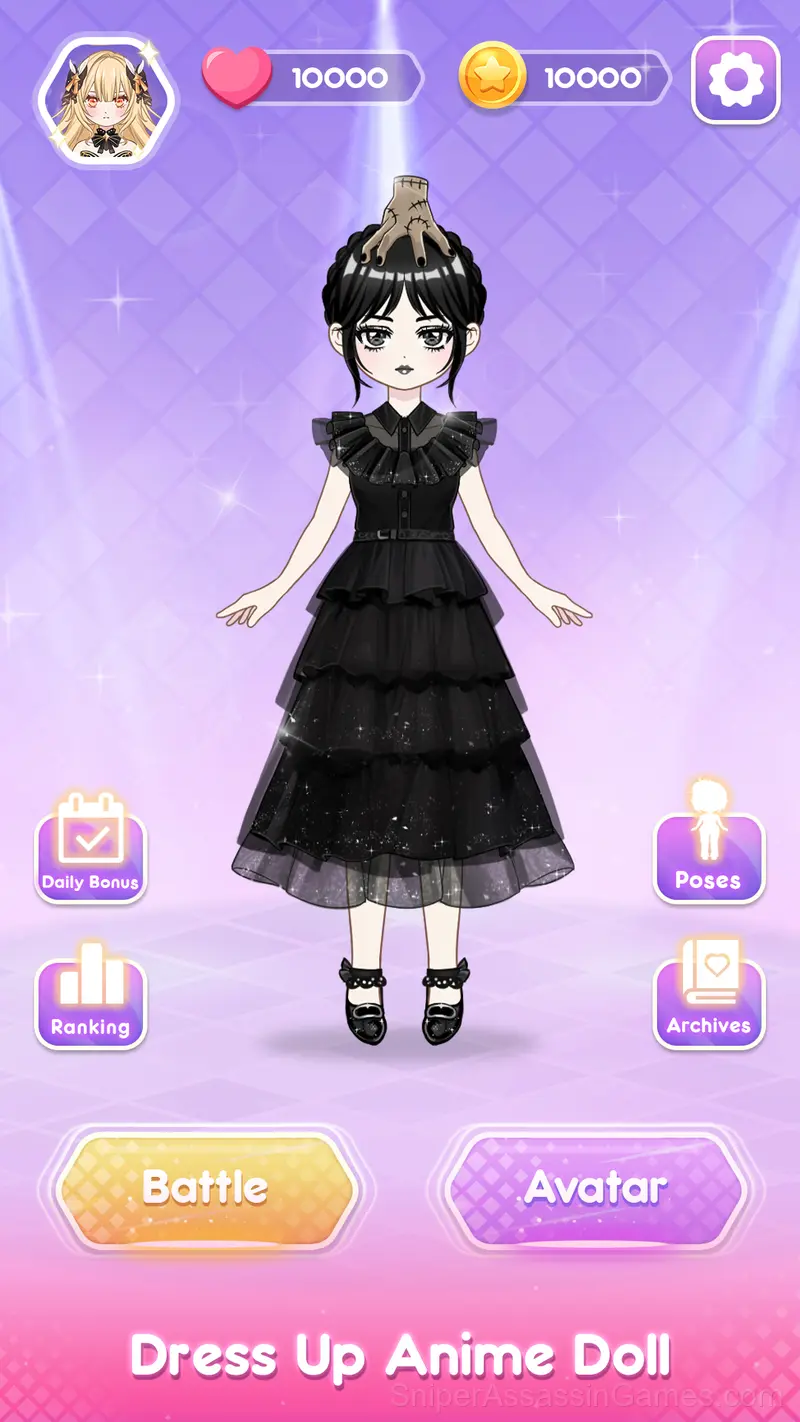 Anime Dress Up - Doll Dress Up gameplay screenshot 3