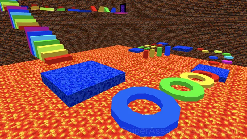 Obby in Dungeon: Parkour gameplay screenshot 1