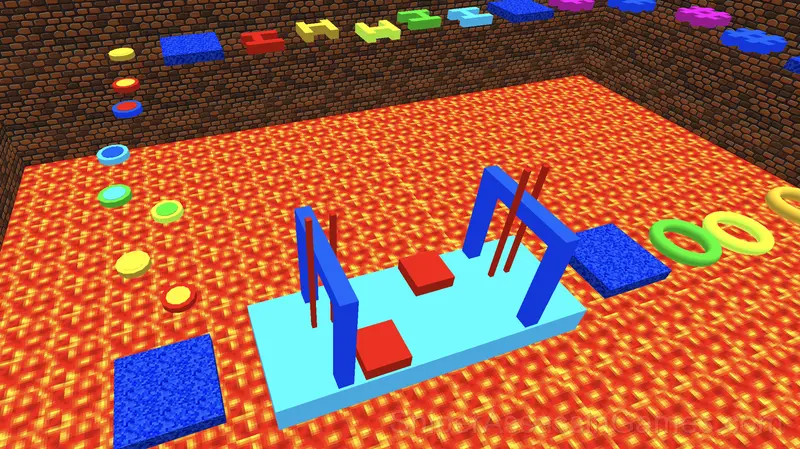 Obby in Dungeon: Parkour gameplay screenshot 2