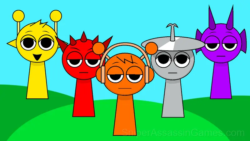 Kick the Sprunki: Ragdoll Playground Sandbox gameplay screenshot 1