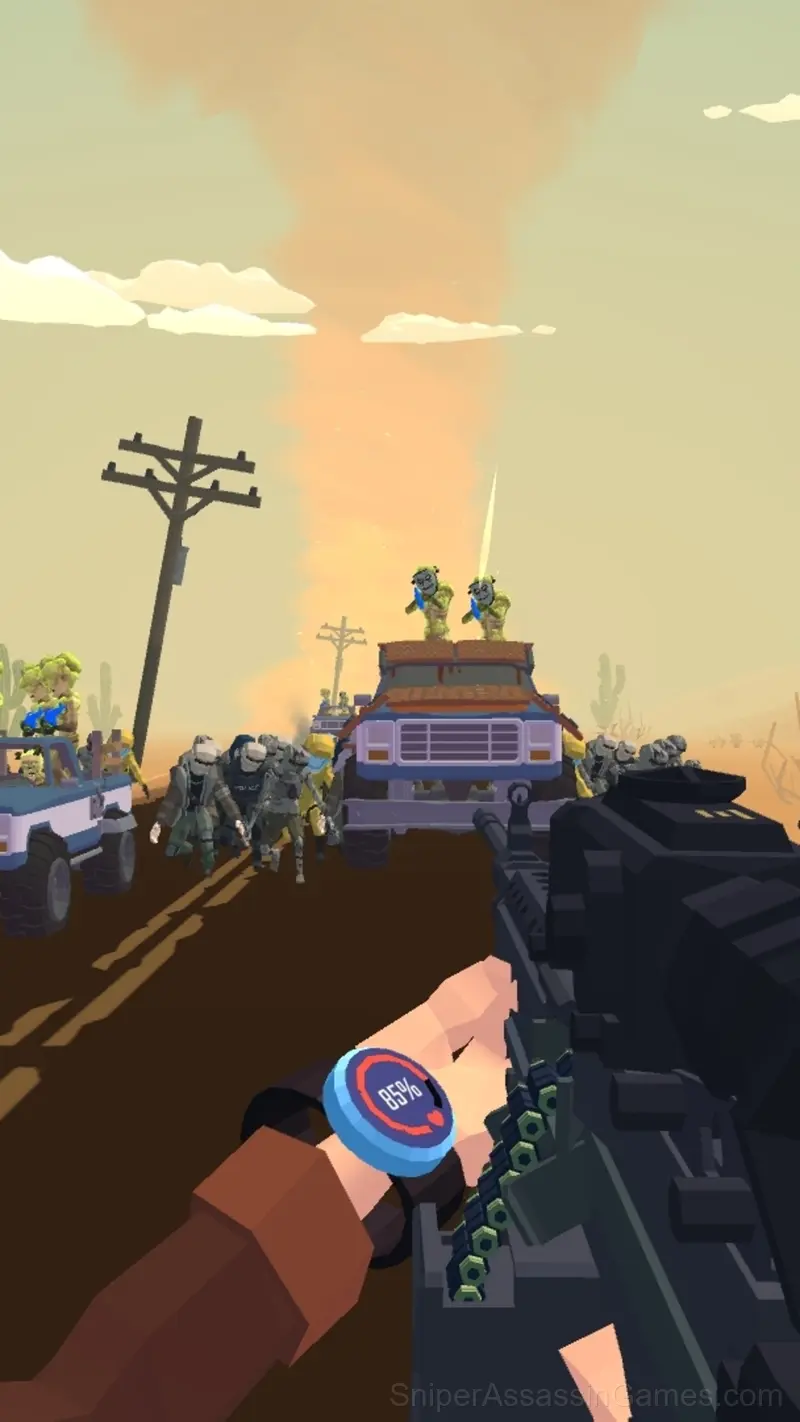 Zombie Road: Cases Merge gameplay screenshot 4