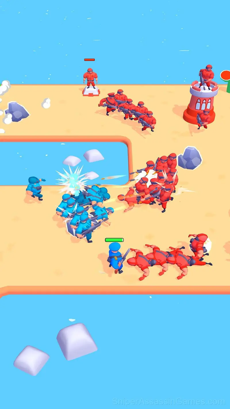 Blue vs Red: Craft and Battle gameplay screenshot 6