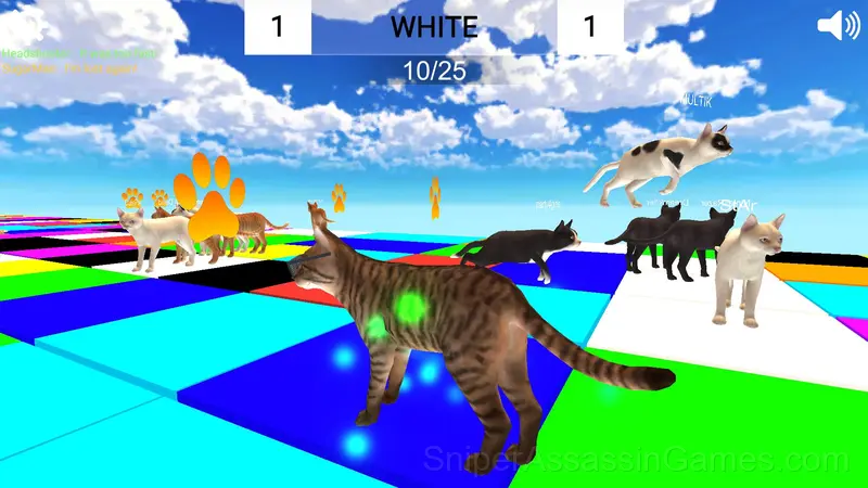 Cat, get on the right color! gameplay screenshot 2