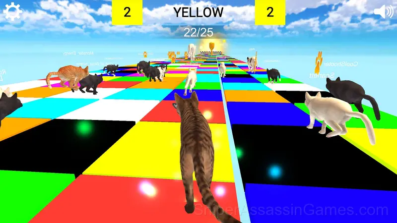 Cat, get on the right color! gameplay screenshot 3