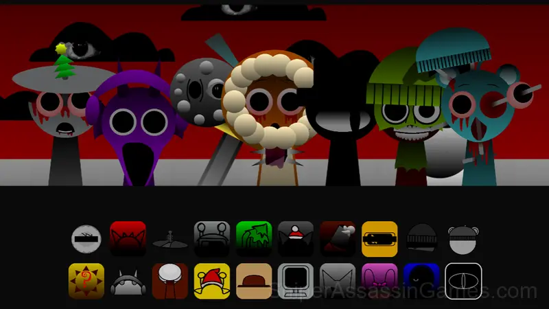 Sprunki snow day gameplay screenshot 2
