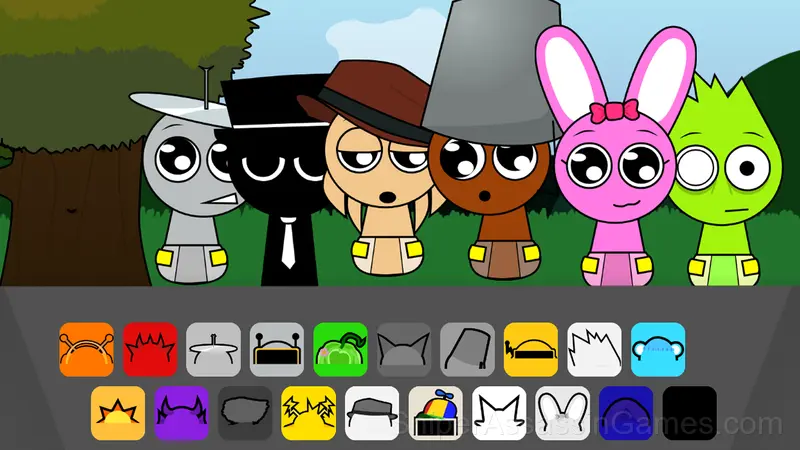 Sprunki Baby Retake gameplay screenshot 2