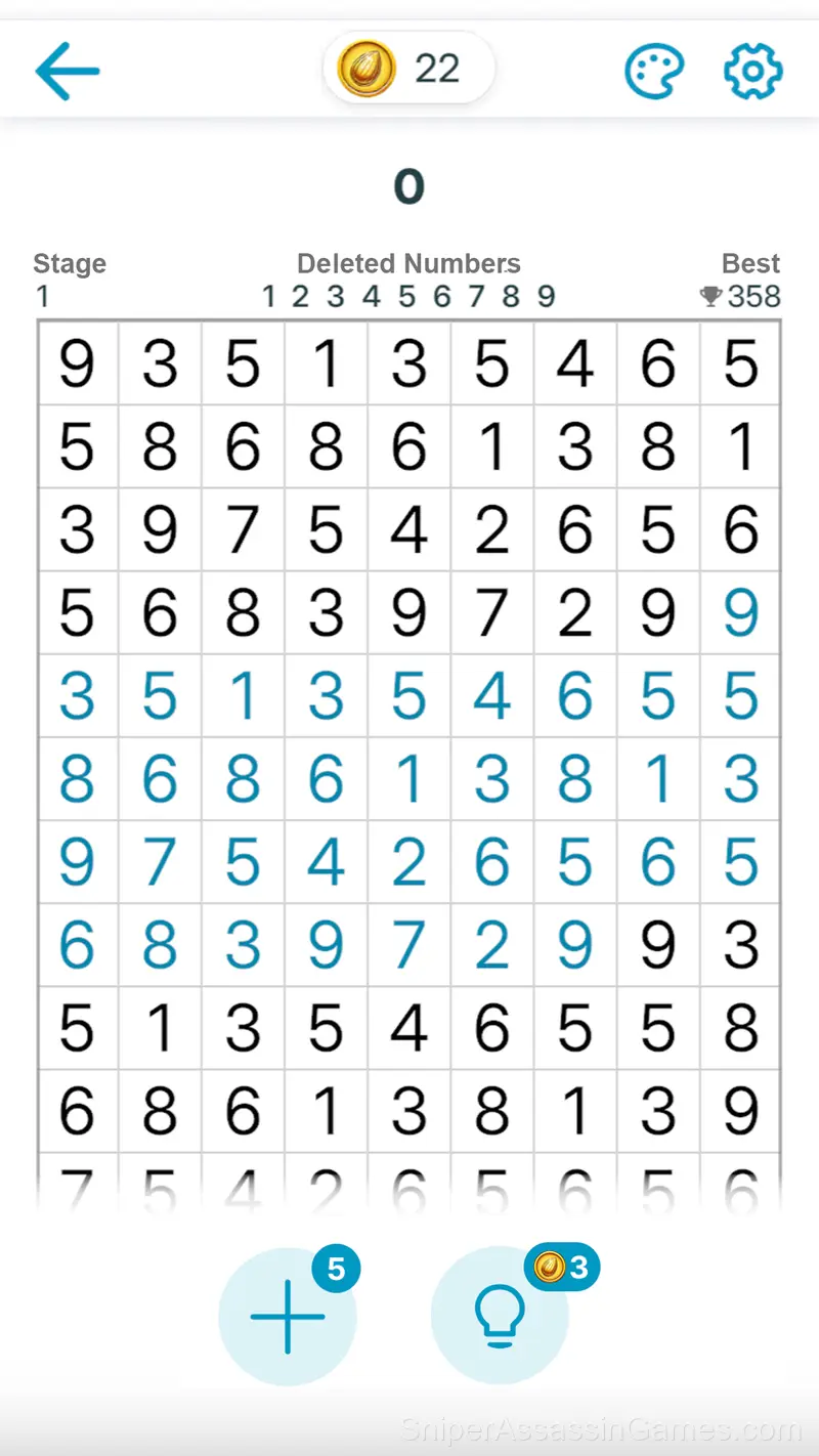 Number Match - Seeds gameplay screenshot 1