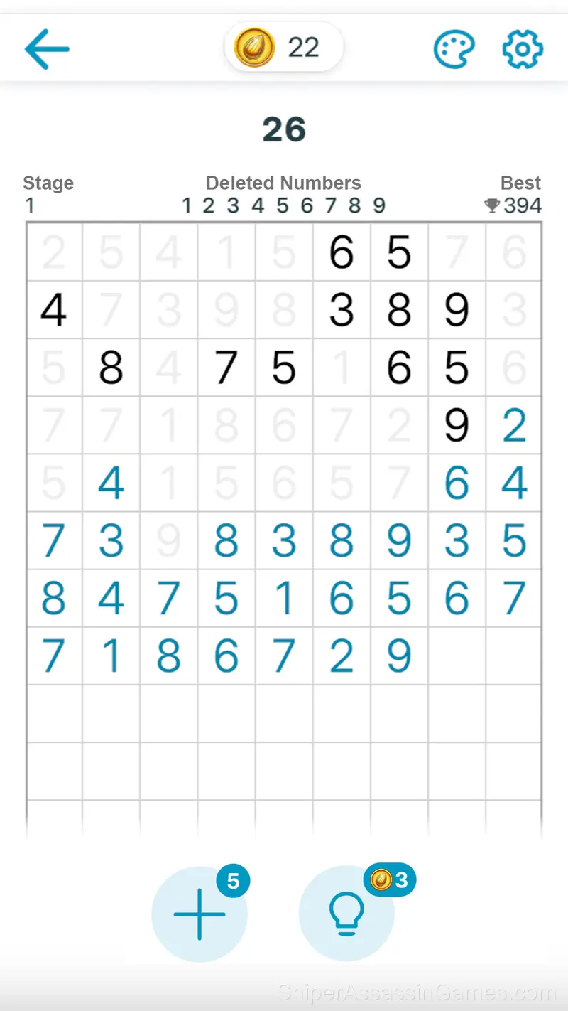 Number Match - Seeds gameplay screenshot 2