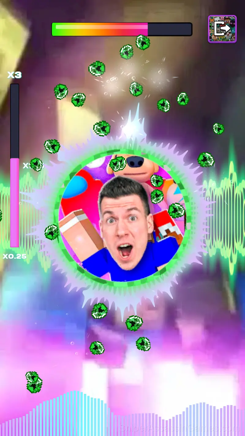 Mine Music! Vladus, Dan Bull, FixEye, FixPlay gameplay screenshot 2