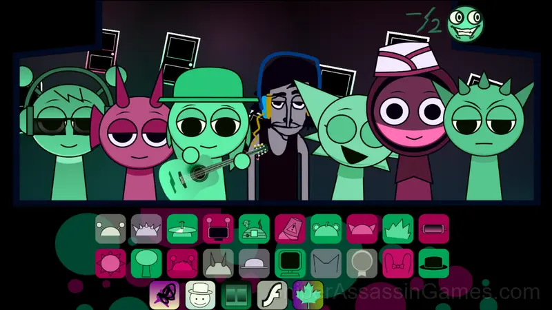 Sprunki Phase Mustard gameplay screenshot 2