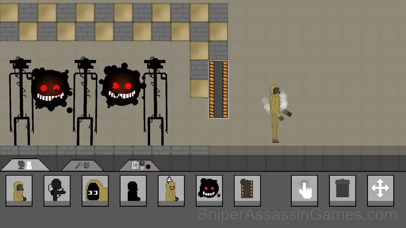 BACKROOMS sandbox gameplay screenshot 2