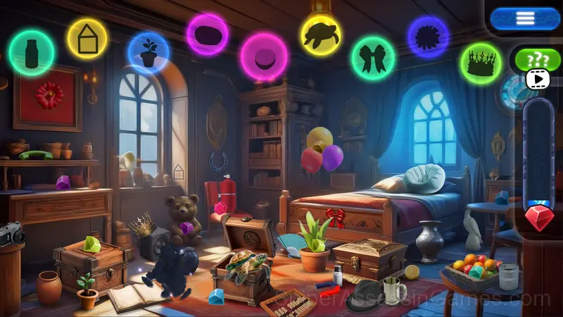Hidden Objects: Castle Treasures gameplay screenshot 1