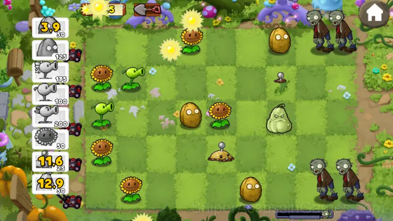 Plants vs. Zombies: New Map gameplay screenshot 2
