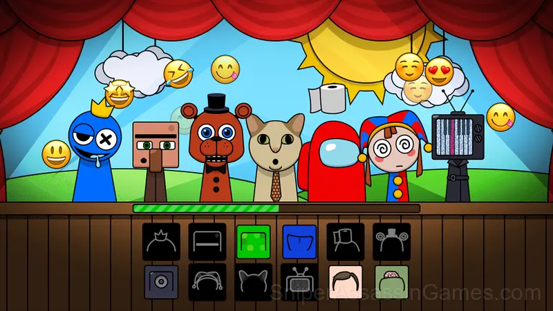 Sprunki: Monsters gameplay screenshot 1