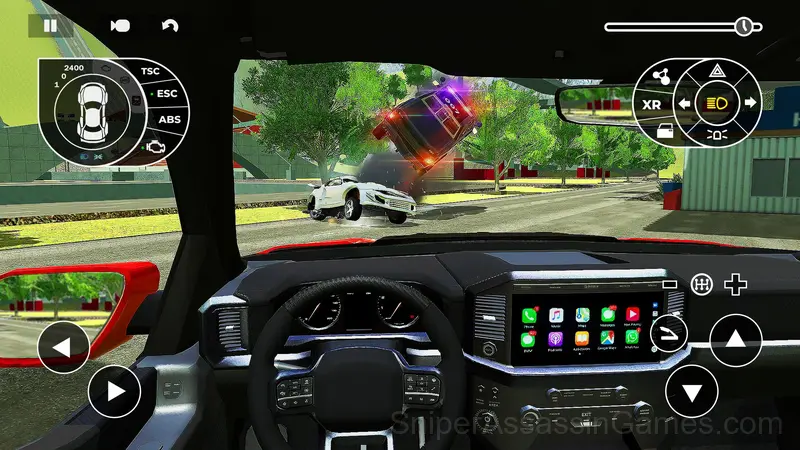 Ramp Jump Car Crash gameplay screenshot 2