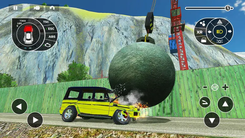 Ramp Jump Car Crash gameplay screenshot 3