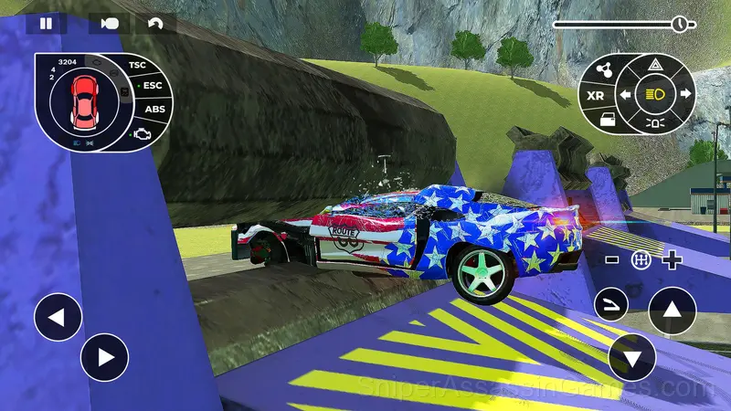 Ramp Jump Car Crash gameplay screenshot 6