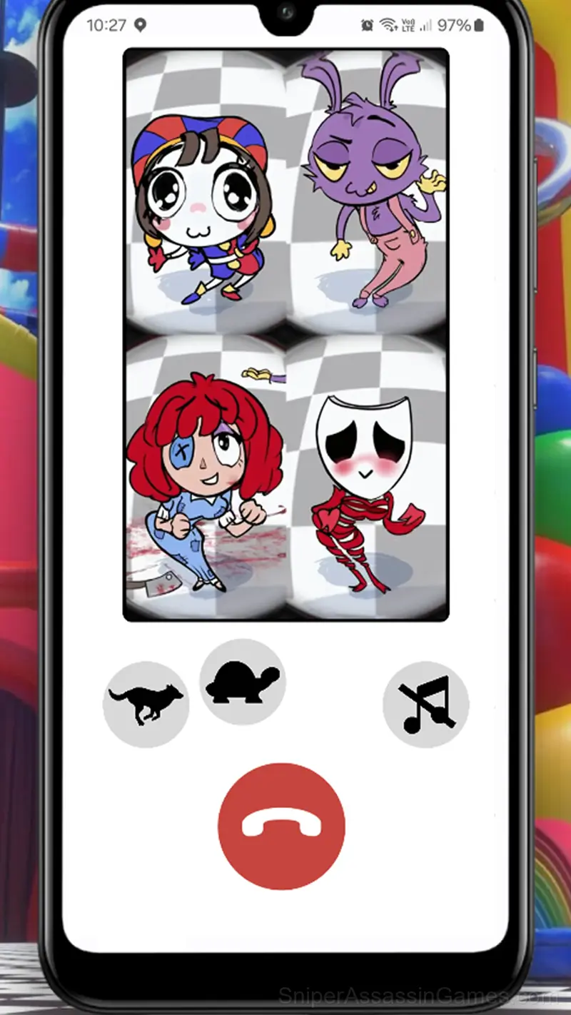 Call Pomni right now! gameplay screenshot 1
