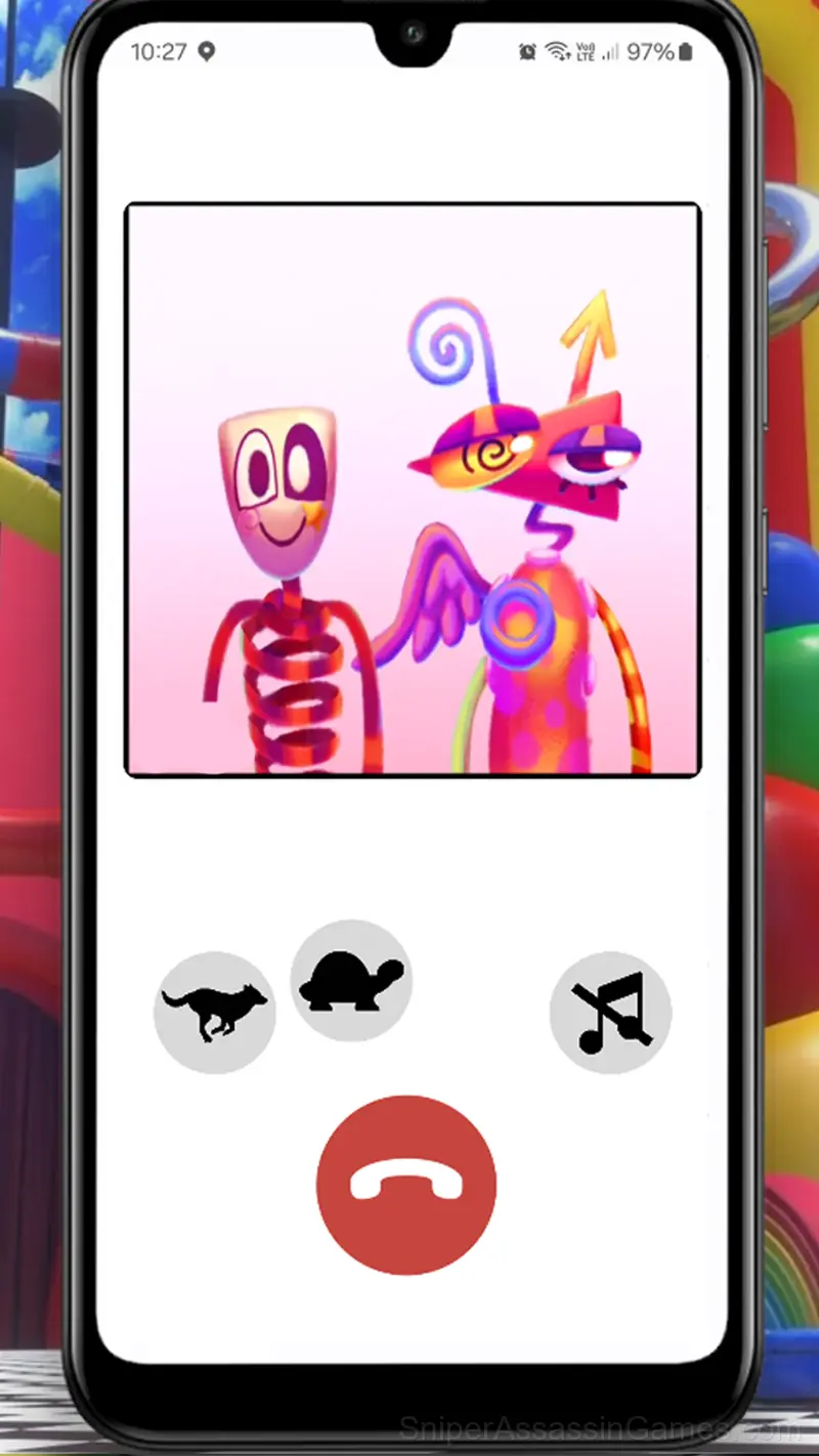 Call Pomni right now! gameplay screenshot 2
