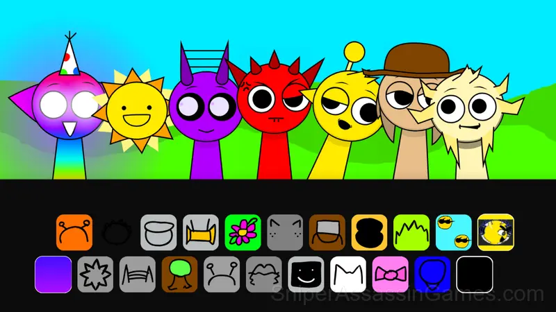 Sprunki But Sprunked Version gameplay screenshot 2