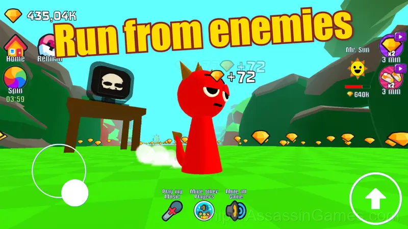 Sprunki Simulator 3D gameplay screenshot 3