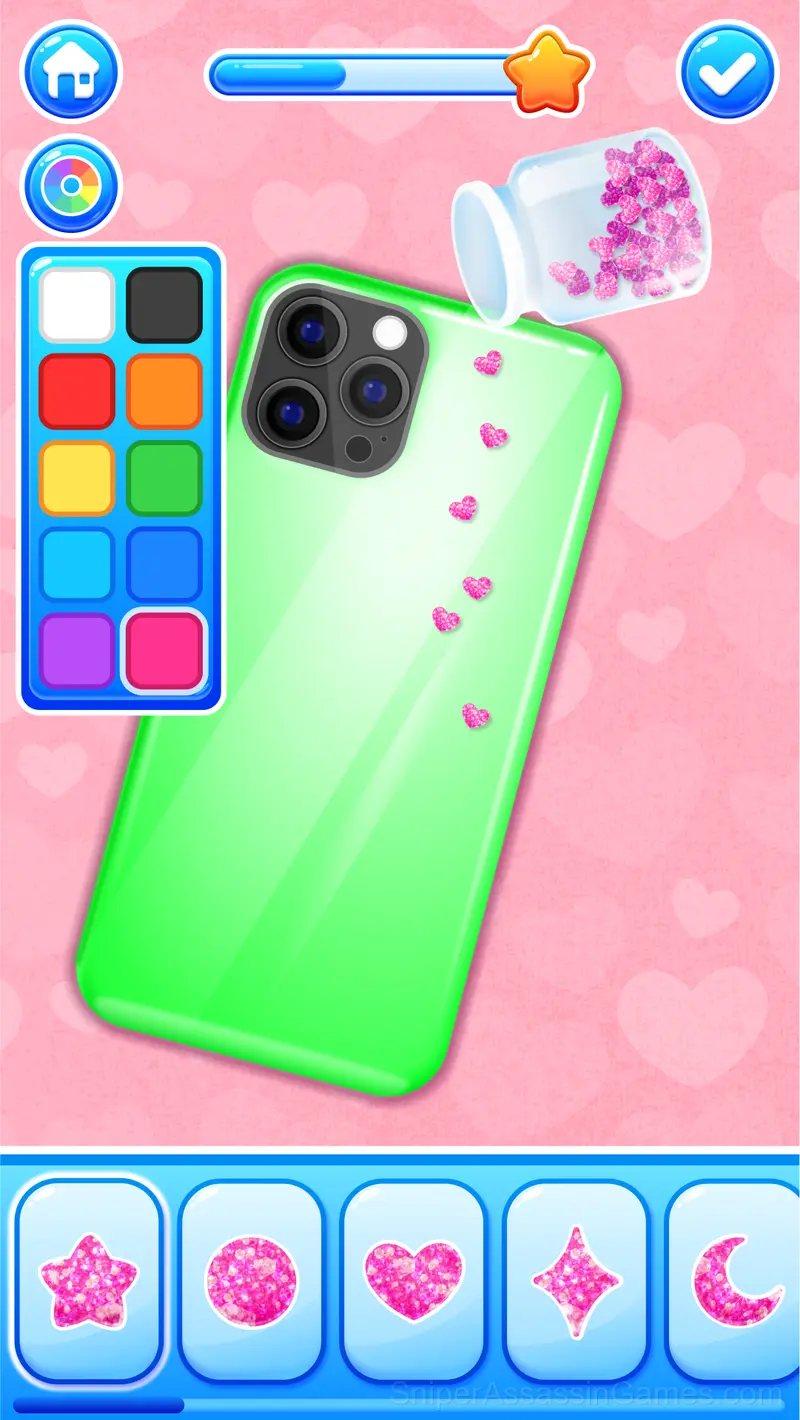 Phone Case Coloring & Design - Casual DIY Game gameplay screenshot 2