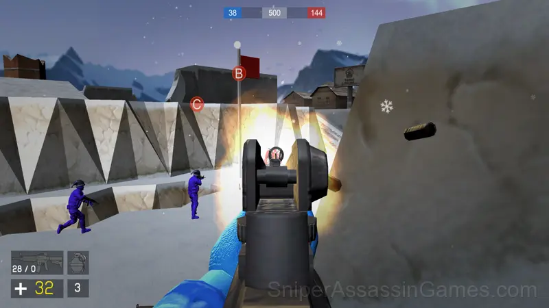 Father Christmas vs Santa Claus - War gameplay screenshot 1