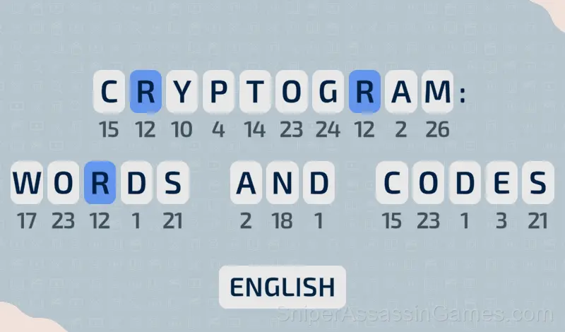 Play Cryptogram: Words and Codes
