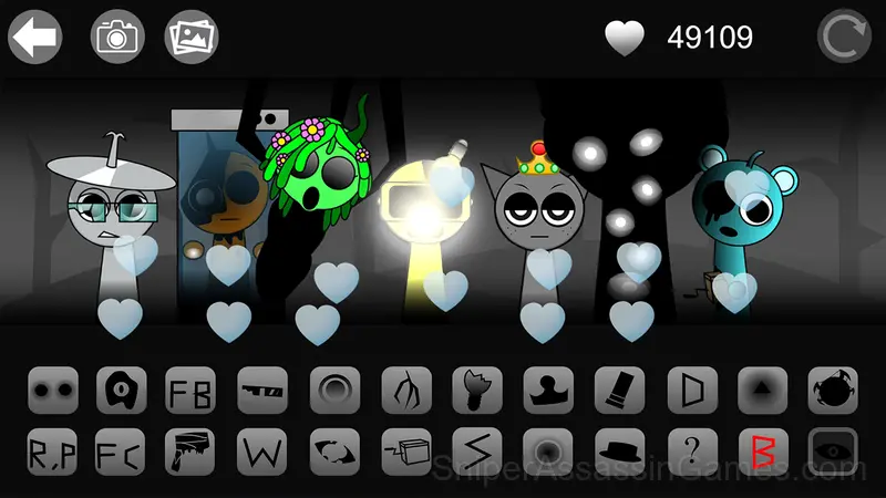 Corruptbox3 x Sprunki mod gameplay screenshot 1