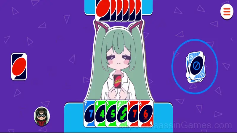 Anime UNO gameplay screenshot 1
