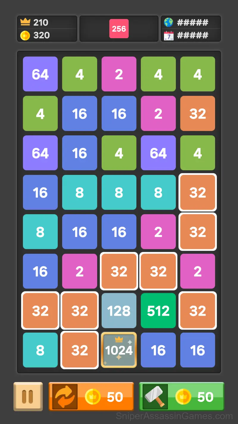 Block Blast 2048 gameplay screenshot 2