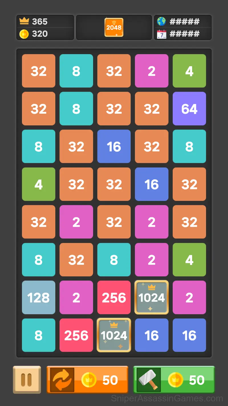 Block Blast 2048 gameplay screenshot 3